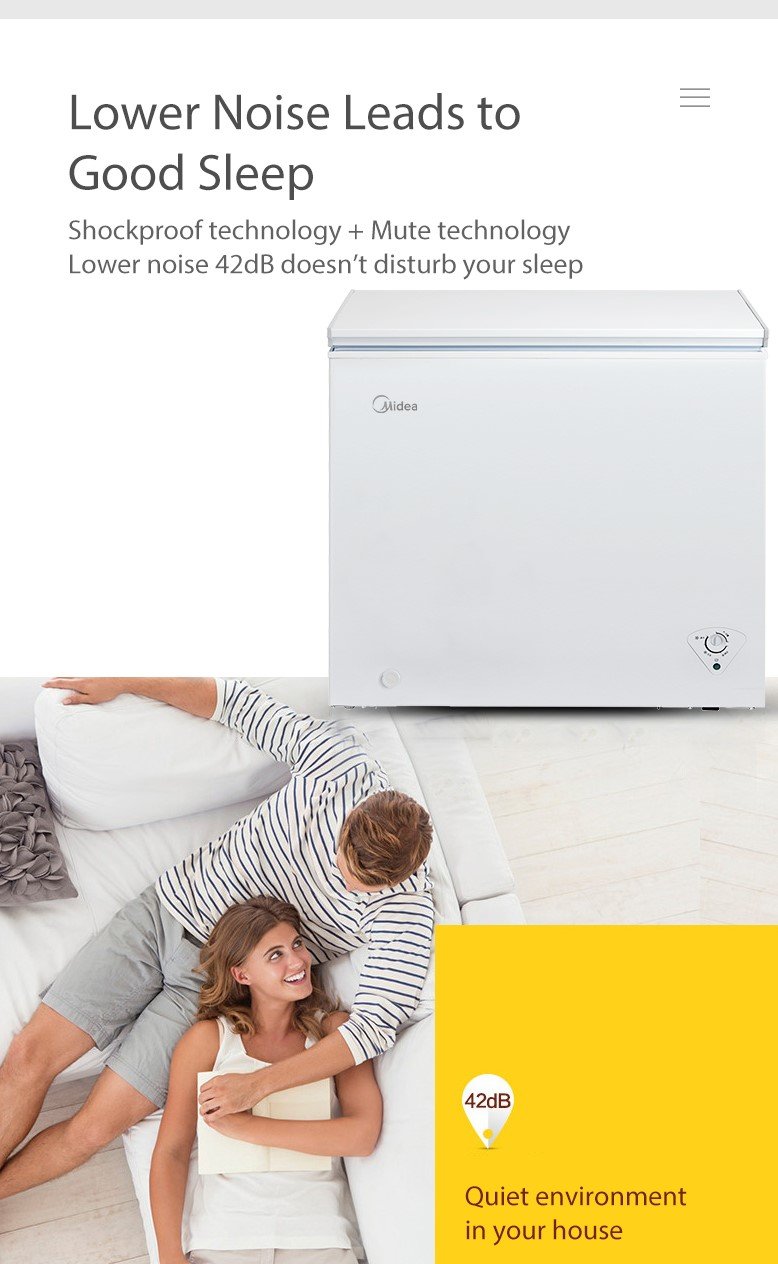 Midea 7 Cu.Ft. Inverter Chest Freezer