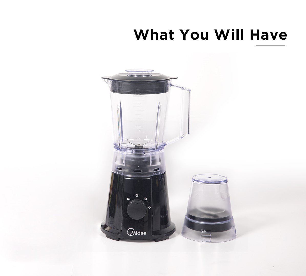 Surprisingly Friendly Midea Black Table Top Blender