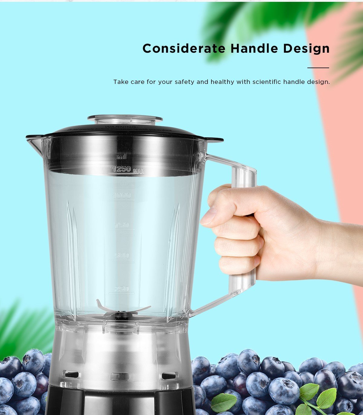 Surprisingly Friendly Midea Black Table Top Blender