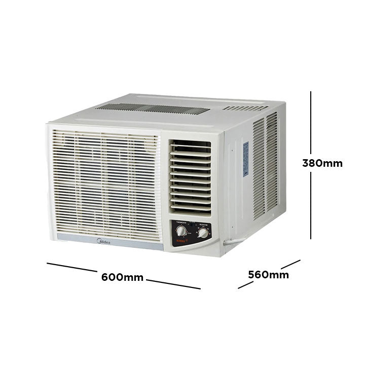 Midea 1.5 HP Window Type Non Inverter Aircon - Manual
