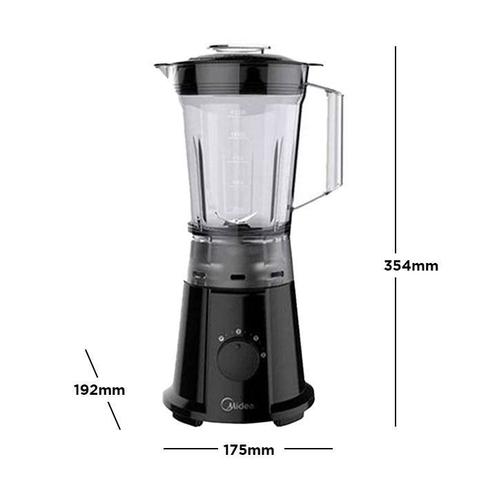 Midea Black Table Top Blender