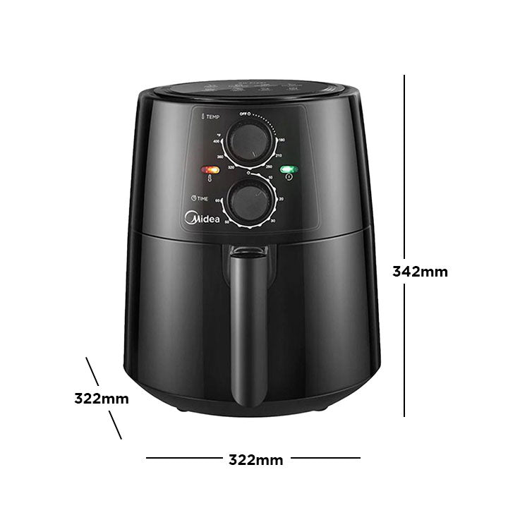 Midea 3.5L Mechanical Air Fryer with Rapid Air Circulation Technology