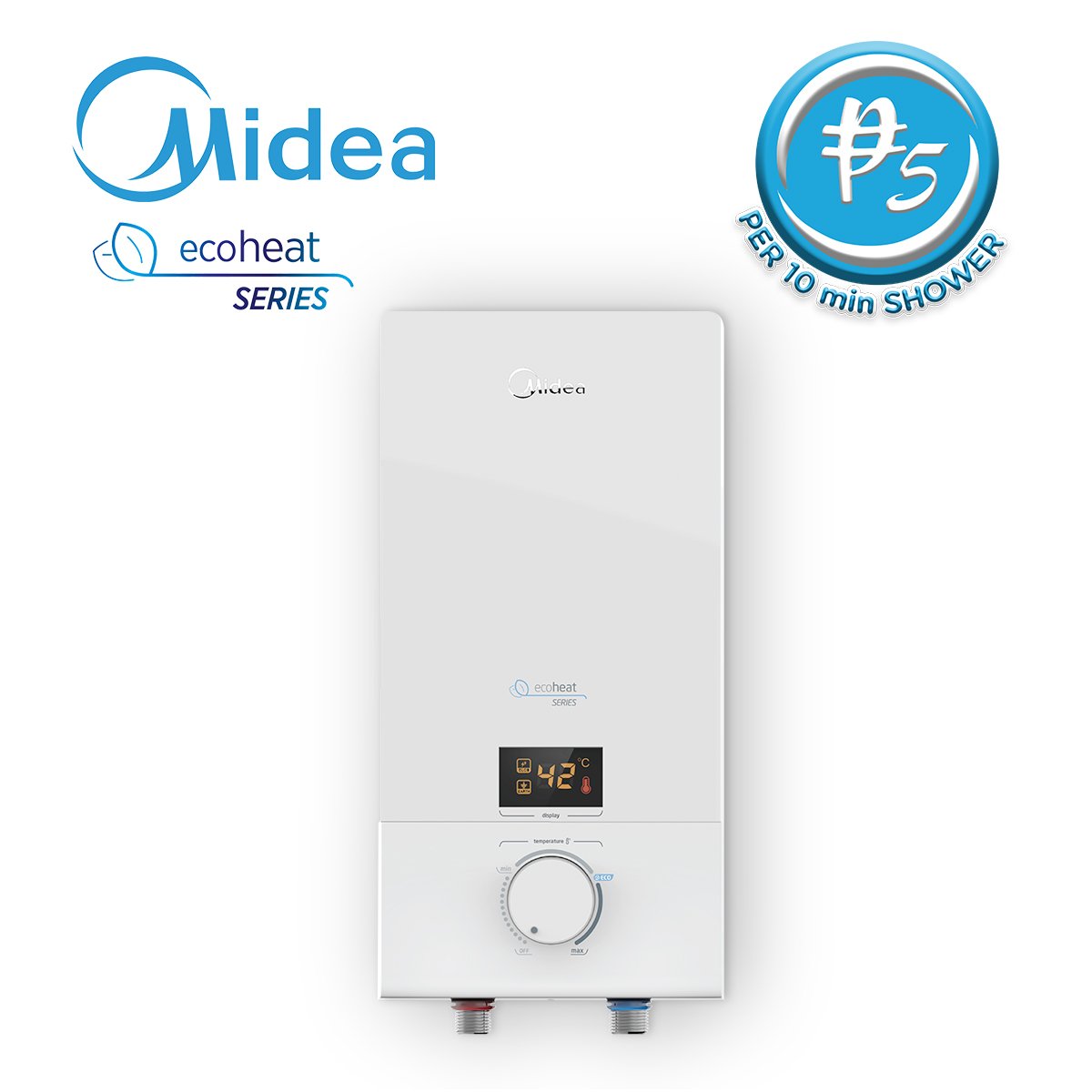 Midea Digital Display Shower heater