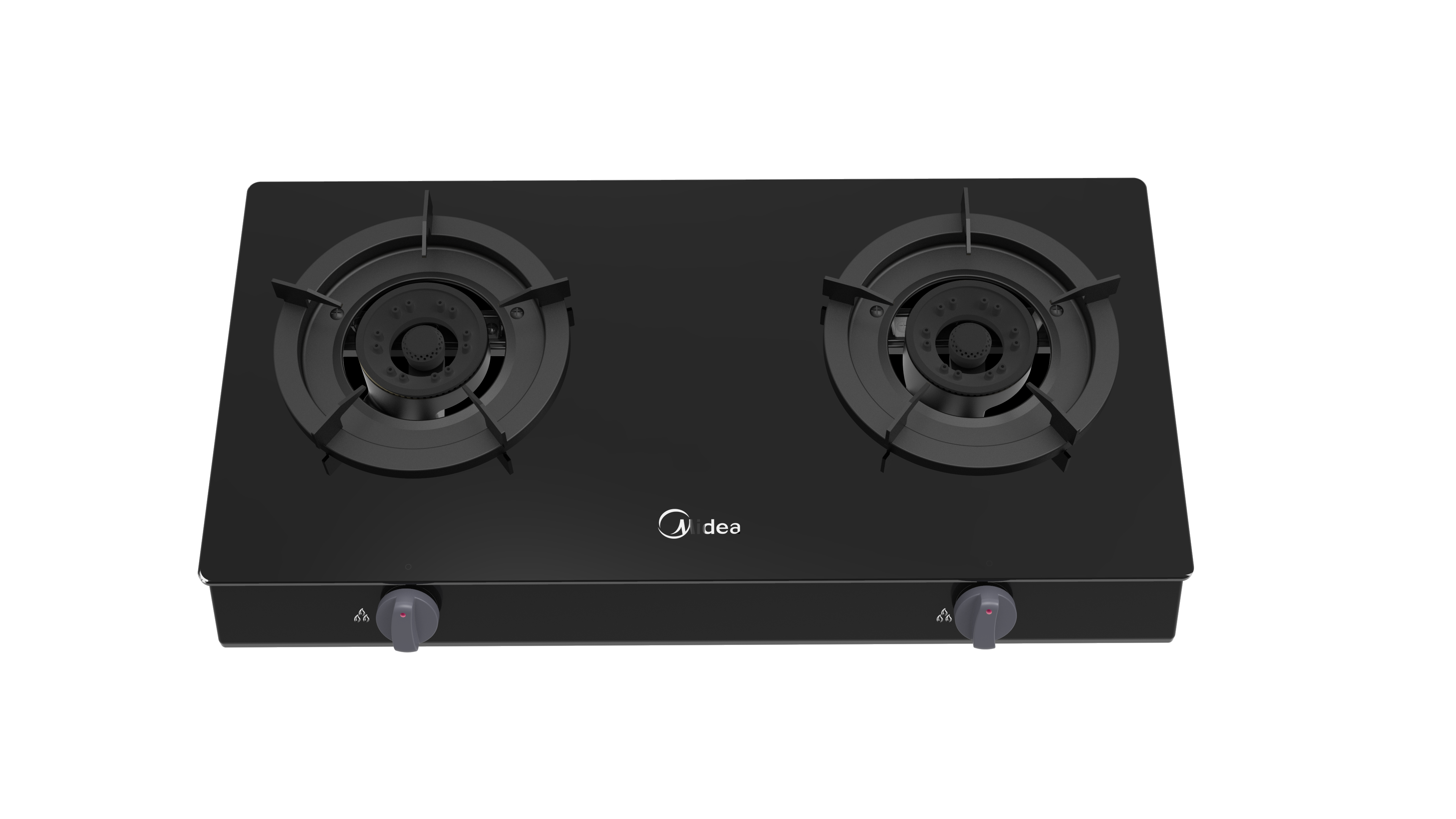 Midea Gas Stove Table Top Tempered Glass 2 Burner