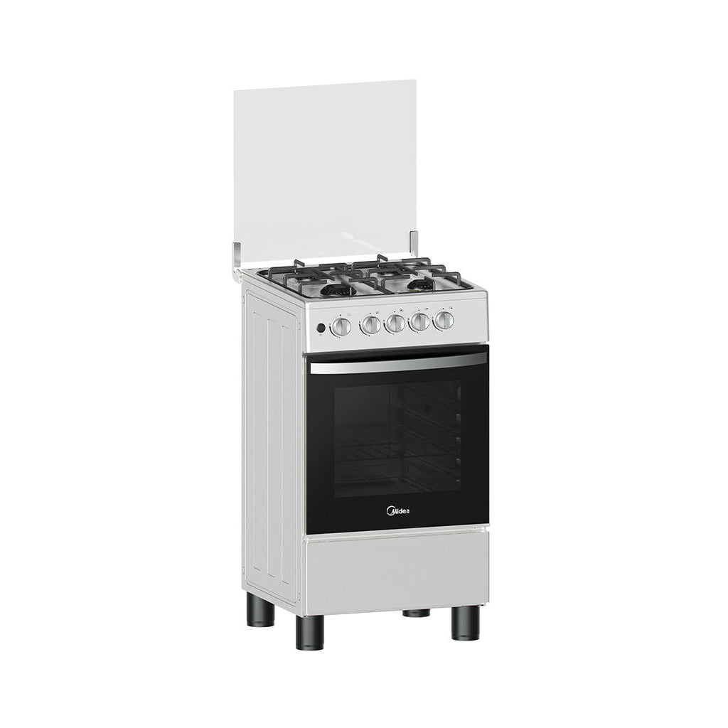 Surprisingly Friendly MIDEA 50cm 4 Gas (Inox Silver)