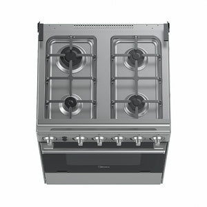 Surprisingly Friendly MIDEA 60cm 4Gas ( Inox Silver)