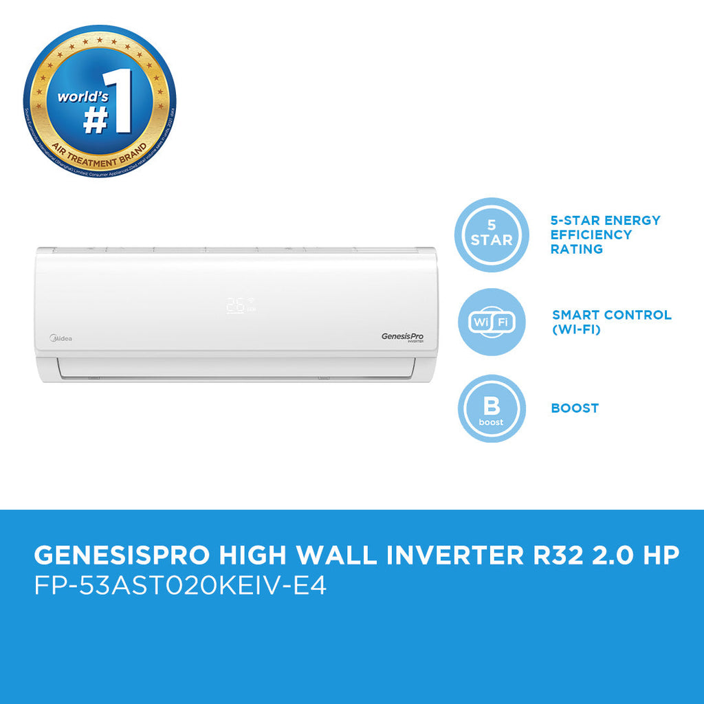 Surprisingly Friendly Midea GenesisPro High Wall Inverter R32 2.0 HP