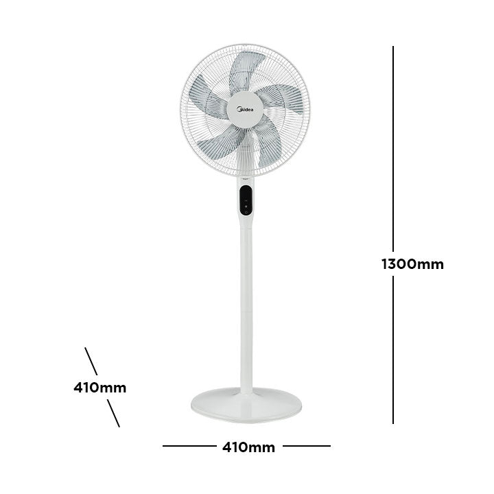 Surprisingly in Midea 2 in 1 Convertible 5 Blades Timer and DC Inverter Stand Fan