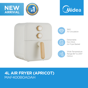 Midea 4L Air Fryer (Apricot)