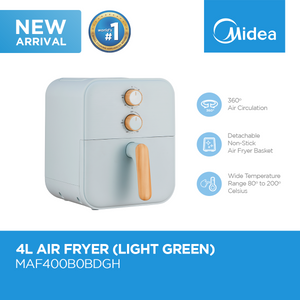 Midea 4L Air Fryer (Light Green)