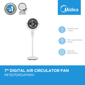 Midea 7" Digital Air Circulator Fan