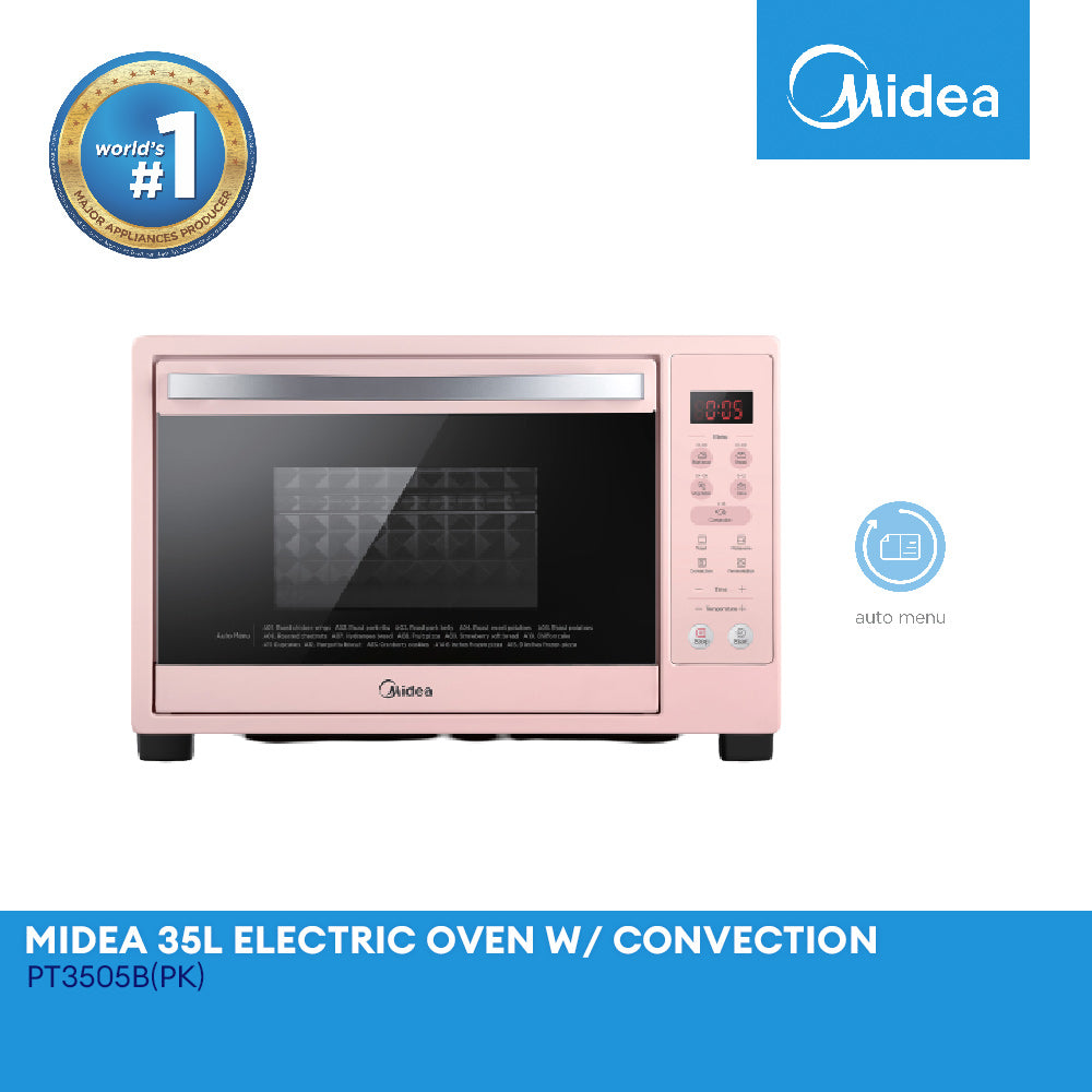 Surprisingly Friendly Midea 35L Electric Oven w/ Convection  PT3505B(PK)