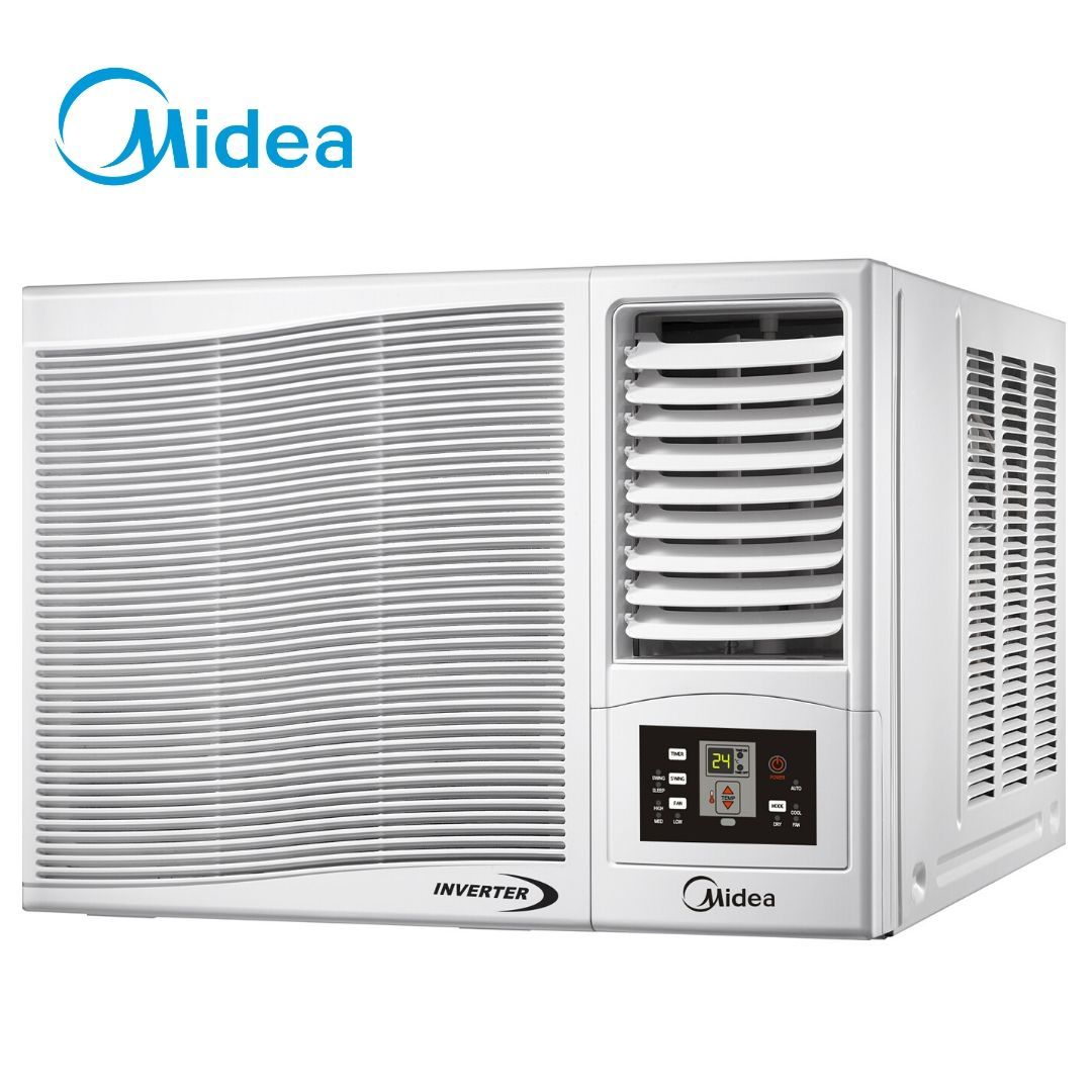 Midea 1.5 HP Window Type Inverter Aircon - Remote Controlled