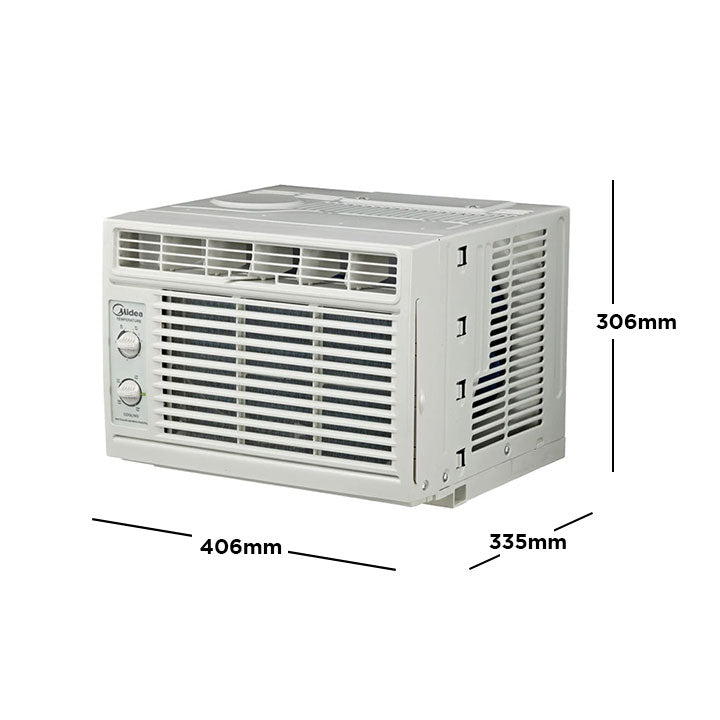 Midea 0.6HP Window Type Non Inverter Aircon