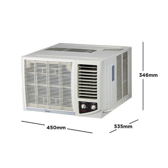 Midea 0.8HP Window Type Non Inverter Aircon - Manual
