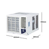 Midea 1.5 HP Window Type Non Inverter Aircon - Remote Controlled
