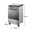 Midea 50cm 3 Gas Burners with 1 Hot Plate