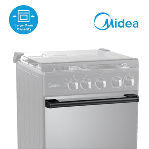 Surprisingly Friendly Midea 50cm Black Gas Range (2 Gas Burners + 2 Hot Plates)