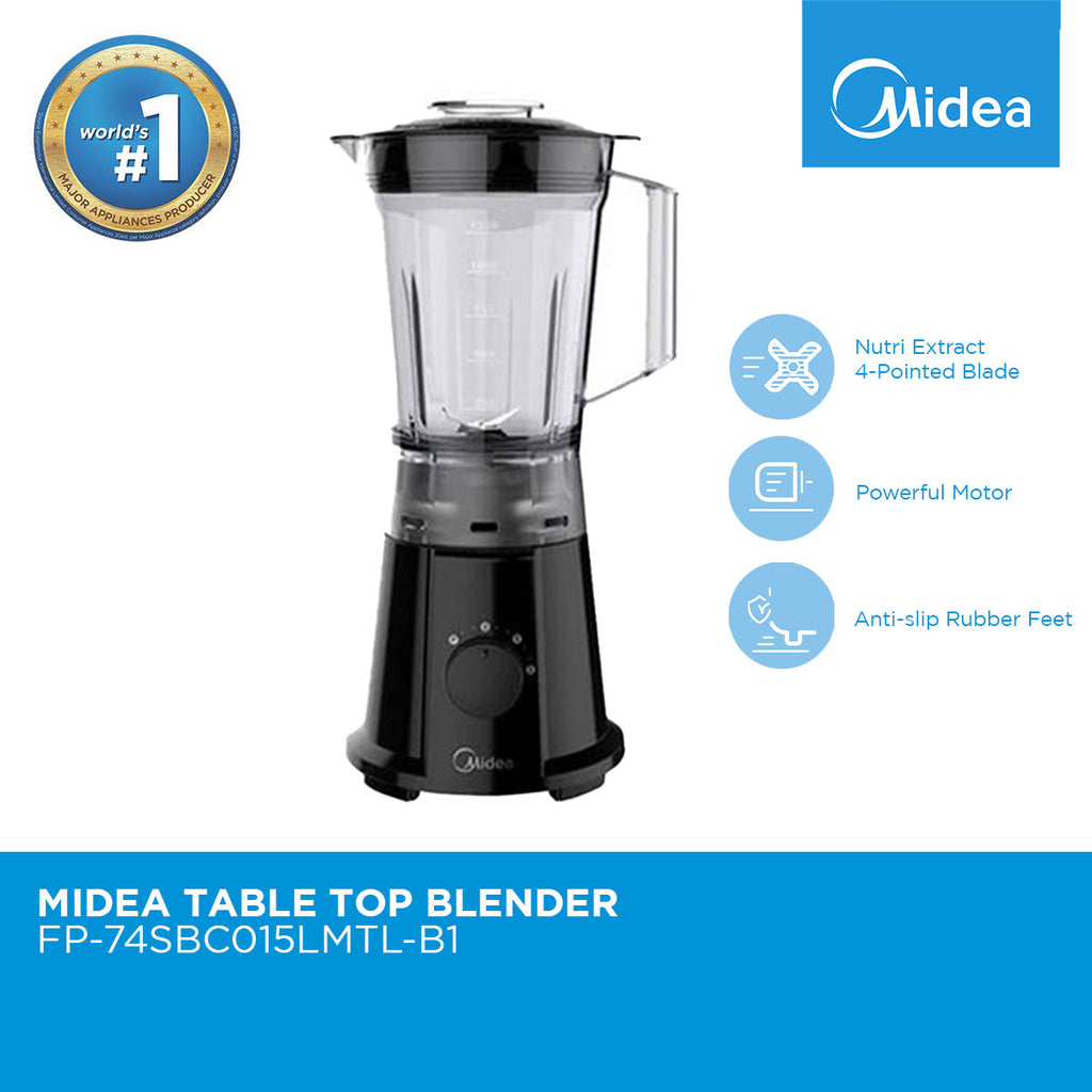 Midea Black Table Top Blender