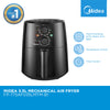 Midea 3.5L Mechanical Air Fryer with Rapid Air Circulation Technology