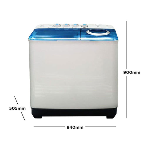 Midea 8Kg Twin Tub Washing Machine