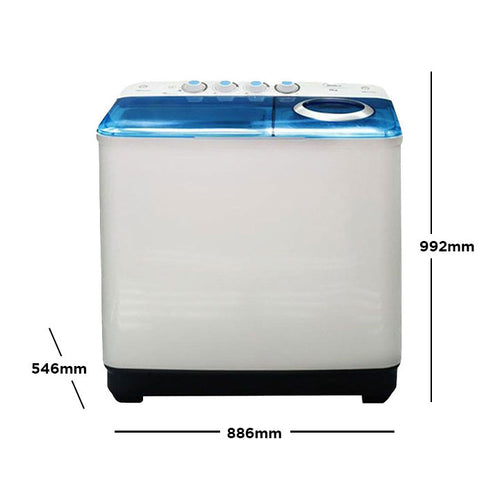 Midea 10Kg Twin Tub Washing Machine