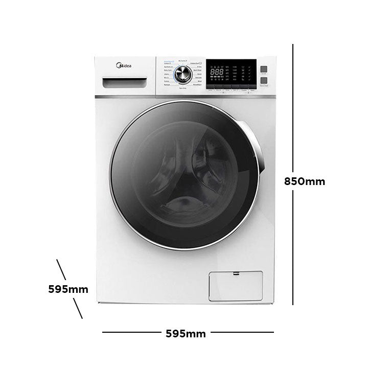 Surprisingly Friendly Midea 12/8Kg Fully Automatic Front Load Combo Washing Machine