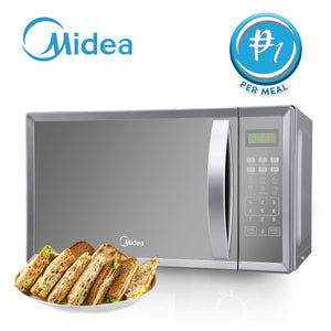 Surprisingly Friendly Midea 20L Silver Digital Microwave Oven