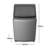 Midea 10.5 kg Inverter Top Load Washing Machine